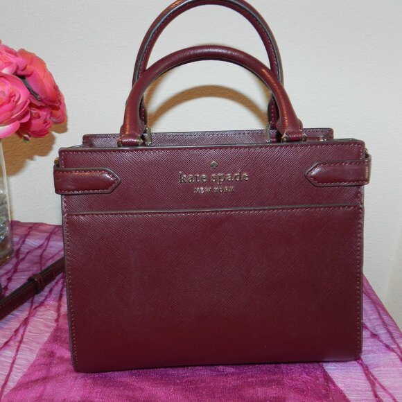 Kate Spade Staci Small Satchel Crossbody - Picture 1 of 16